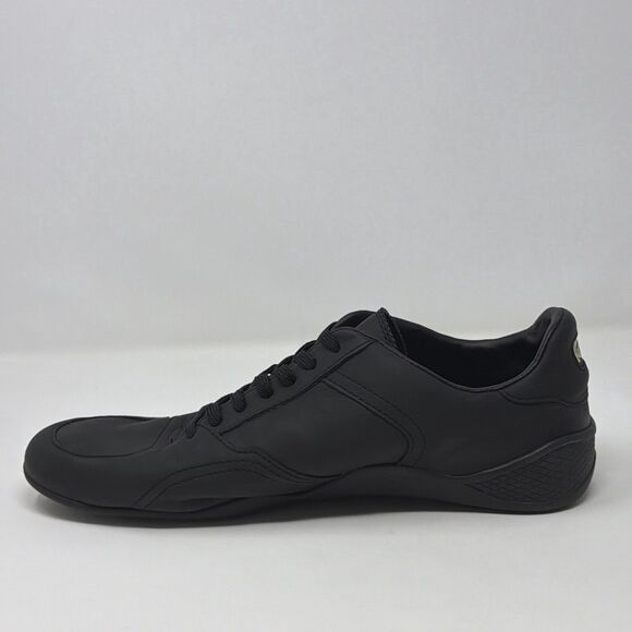 Lacoste Hapona Black Leather Sneakers Mens 11 EU 44.5 Casual Shoes
